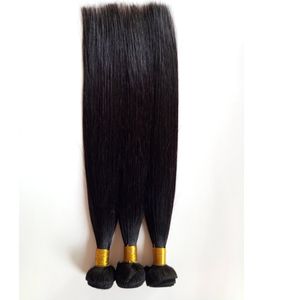 Najlepiej sprzedający się ludzkie włosy Rozszerzenie Brazillian Peruwiański włosy cali naturalny kolor prosty miękki i gładki dostawca sklepów detalicznych