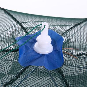 Wholesale trap fishing net resale online - 6 Hole Folded Fish Net Portable Automatic Fishing Shrimp Trap Fishing Net