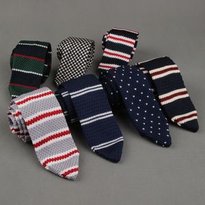 Strickkrawatte, 13 Farben, 145 x 5 cm, schmale Krawatten für Herren, gestreifte Krawatte für Herren, einfarbige Krawatte, Weihnachtsgeschenk, gratis TNT FED