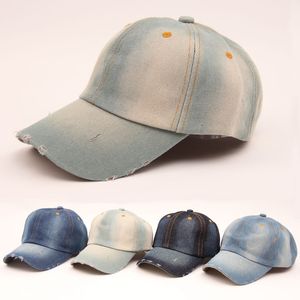 Мода унисекс Жан спортивная шляпа повседневная джинсовая бейсболка шляпа Солнца 6 шт./лот Бесплатная доставка