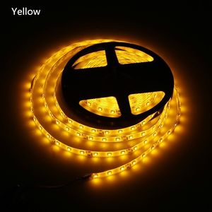 DC 12V 5 metrów 300LED SMD 3528 RGB SMD LED elastyczne LED Strip Light 60L / M Wodoodporna o wysokiej intensywności