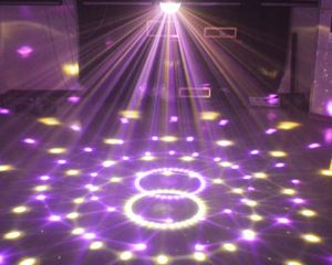 6-kanal DMX512 Control Digital LED RGB Crystal Magic Ball Effect Light DMX Disco DJ Stage Lighting Gratis frakt Partihandel