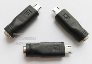 Connectors, Micro USB Male to DC 5.5x2.1mm Female Power Charge Adapter for Cell Phone Tablet/10PCS