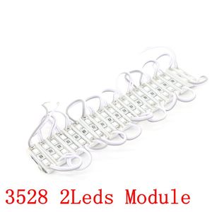 3528 2LEDS-modul 26x7mm Små storlek LED-modul Mini LED-modul DC12V Cool vit Vattentät IP65 för LED-kanalbrev