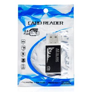 Handisk Hurtownie Aluminium Inteligentny WSZYSTKIE W JEDNYM USB 2.0 Multi Memory Card Reader dla Micro SD TF MS MS Duo M2 SD SDHC MMC ER004