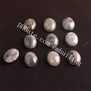 Pürüzsüz Oval Flatback Doğal Labradorit Cabochon Taşlar Güzel Kalite Gevşek Spektrolit Yarı Değerli Taşlar Şifa Taşlar Boncuk Toptan