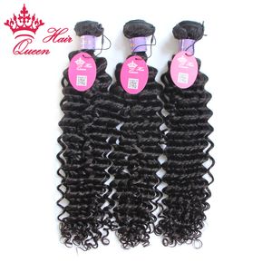 Queen-Mixes großhandel-Queen Hair Products mit gemischten Längen tiefe Lockenoberseite hochwertiges jungfräuliches Haar Malaysische Erweiterungen Gewebt DHL Versand