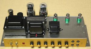 OEM JTM45 50W Reensue Hand Wired All Tube Elétrico Guitarra Amp Chassi com Tubo KT66 Instrumentos Musicais