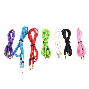 Kabel pomocniczy AUX 3,5 mm męski do męskiego kabla audio 1,2 mln przedłużacza samochodu stereo do urządzenia cyfrowego 1000 sztuk / up