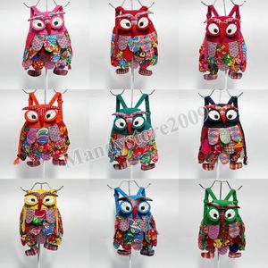 New Kids Bag Backpack Fashion Owl Style Baby Kids School Bags China's National Characteristics Kids Shoulders Bag YC8107