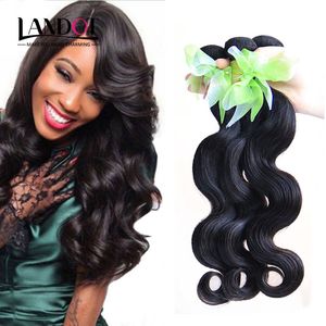 Malaysian Body Wave Virgin Hair Weaves 3/4/5 Bundles Unprocessed 6A Indian Cambodian Peruvian Brazilian Human Hair Natural Black Extensions