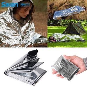 Mylar-Thermodecken für den Notfall + zusätzliche charakteristische Goldfolien-Notfalldecke: Konzipiert für Outdoor, Wandern, Überleben, Marathons oder Erste Hilfe