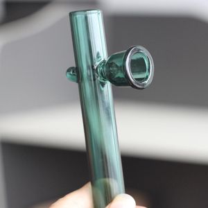 Funnel Chimney Pipes Steamrollers Glass Hand Smoking Pipes Colored Steamrollers Hand Lab Smoking Tobacco Tube for Smoking