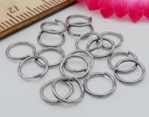 Free Ship 1000PCs Gun black Open Jump Ring Split Rings Jewelry Findings 5 6 mm