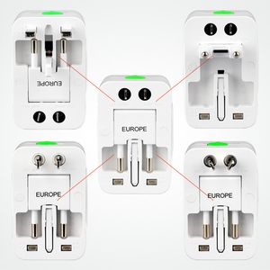 Yüksek Kalite Seyahat Fiş Adaptörleri Çok amaçlı Kare Evrensel AU İNGILTERE ABD, AB Tak Elektrik Güç AC Adaptörü Duvar Şarj