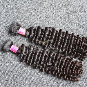 Wholesale best hair weaves for sale - Group buy Grade A Best Selling Malaysian Human Hair Extension Unprocessed Natural Color Deep Wave Hair Weaves