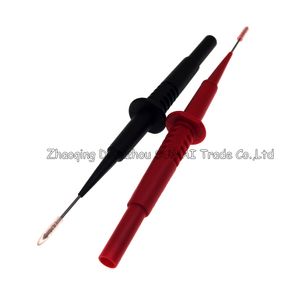 DIY 1mm back cable probe Pin,1mm Test probe adaptor with 4mm socket for car test,CATII 600V /MAX. 1A,Auto wire testing