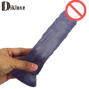 23 centimetri * 4,5 centimetri grande dildo con ventosa pene del sesso, giocattolo del sesso prodotto del sesso del pene artificiale per dildo donna