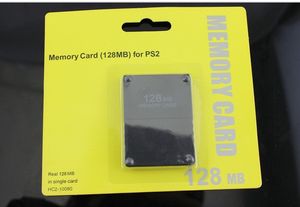 مع صندوق البيع بالتجزئة 8M/16M/32M/64M/128M بطاقة PS2 لـ PlayStation 2 لمحطة PS 2 Memory Card Play