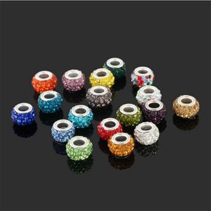 fashion Loose Beads DIY accessories Crystal women Jewelry accessories Diamond large eye Jewelry beads Necklace Beads 2527-2