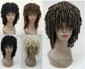 kostenloser Versand schöne charmante heiße Fashion5 Farbe Afrikaner Stil Perücke DREADLOCKS Kostüm RUUD GULLIT Hivision #E-1071