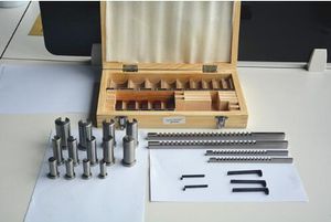 Snabb leverans 22st Keyway Bushing Shim Set Metric System 12-30 HSS Keyway Tool för CNC Machine Ny
