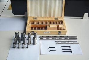 Transporte rápido 22 pcs Chavway Broach Buching Set Sistema de Métrica 12-30 HSS Ferramenta Chavagem para Máquina CNC Novo