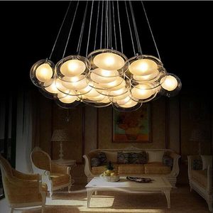 modern minimalist led glass chandeliers glass pendant lighting dining room living room pendant light fixture ac85265v