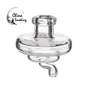 Glass UFO Carb Cap Hat style with hole smoke nails OD 34mm dome for Quartz banger Nail dab oil rigs