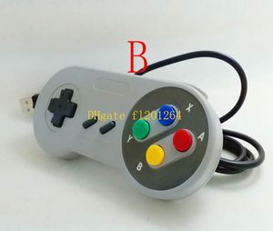 200 adet / grup Klasik USB Denetleyici PC Kontrolörleri Gamepad Joypad Joystick Değiştirme Süper Nintendo SF Için SNES NES Tablet PC Windows