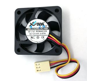 Yeni Orijinal XFAN RDM4010S 12V 0.07A 40*40*10mm 4cm 3 Çizgiler Sessiz Soğutma Fanı