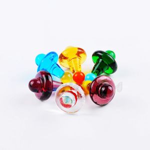 Accessori per fumatori Glass Bubble Carb Cap Glass UFO Carb Caps cupola per tubi dell'acqua in vetro tinta unita universali dab oil rigs, Quartz banger Nails