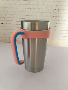 20 onça copo lidar com Tumbler lidar com drinkware lida com rosa preto azul cores misturadas para copos de 20 onças