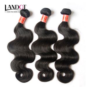 9A Virgin brasileiro do cabelo humano Weave Pacotes onda do corpo NÃO PROCESSADOS indiana da Malásia peruanas cambojanos mongol Remy Cabelo Dyeable Extensão