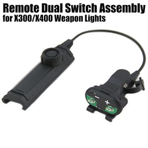 Remote Dual Switch Assembly for X300/X400 Lights X-Series Tactical Flashlights Black
