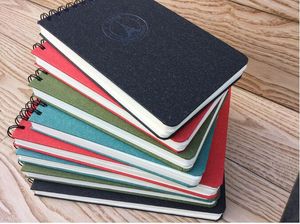 Yeni stil kraft kapak notebooklar Taşınabilir açık seyahat günlüğü kitap dergi notebooklar cep not defteri 130 sayfalık mini notları kitap