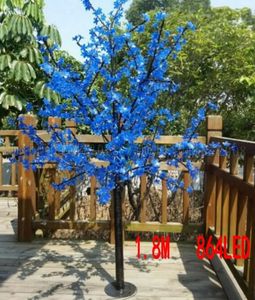 LED Strings waterproof outdoor landscape garden peach tree lamp simulation 1.8 meters 864 lights LED cherry blossom decoration MY