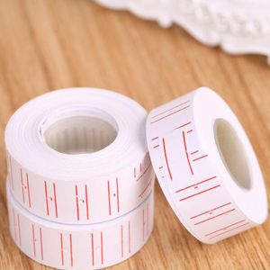 2017 new 10 Rolls /Set Price Label Paper Tag Tagging Pricing For Gun White 500pcs/roll