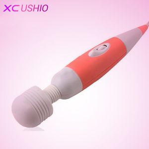 Multi-Speed-Zauberstab-Massagegerät AV-Vibrator Klitorisstimulation Körpermassagegerät Erwachsenes Sexspielzeug für Frauen AC-Lade-Sexprodukte 0701