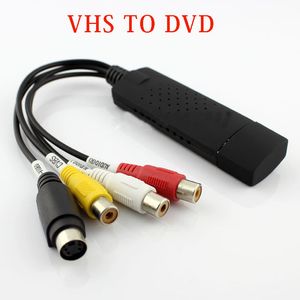 250ピースVHS TO DVDコンバータアダプタUSB 2.0~3 RCAビデオTV DVD VHSキャプチャWin 8 7 XP小売パッケージ