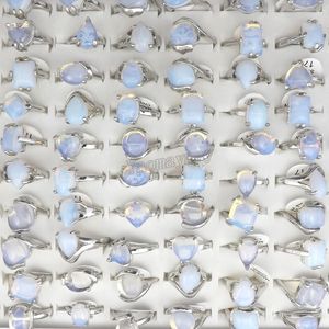 Naturalny Opal Pierścienie kamieni szlachetnych biżuteria damska Bague 50pcs Bezpłatna wysyłka