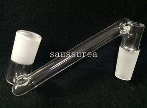 Newest very strong 100% Quartz Drop Down Adapter 14.5 male to 14.5 female Quartz Adapter VS Glass Adapter converter joint Connecter