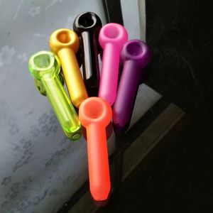 Wholesale glass water color spray pipe, glass pipe, free delivery