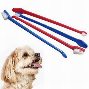 Dog Grooming Dental Toothbrush Pet Puppy Cat Supplies Color Random Delivered