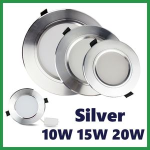 디 밍이 가능한 10W 15W 20W 최근 천장 Downlights Recessed 패널 조명 160 각도 Led 조명 AC 110-240V