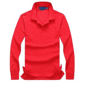 2018 famosos homens de negócios de golfe camisas polo manga longa algodão bordado pônei polos camisas custom made ajuste clássico polos masculinos populares uj1k