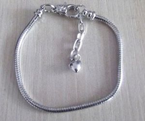 Mode Link Armbänder Europa Stil weiß K Schlange Kette karabinerverschluss DIY Armbänder Armreifen Zubehör Schmuck