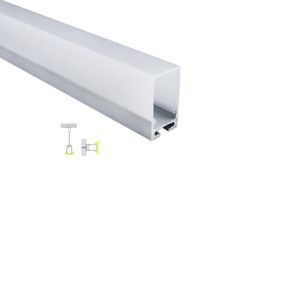 100 X 1M sets/lot 6000 series aluminum profile led and 33mm deep cover led alu channel for pendant or suspension lamps