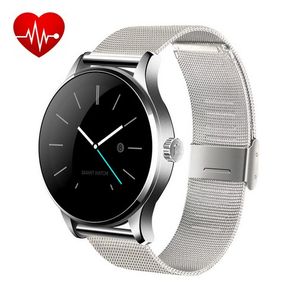 Nyaste K88H Smart Watch Bluetooth 4.0 Med hjärtfrekvensmätare för iOS och Andoid, Unisex bärbar Bluetooth Smart Watch med vattentät IP54