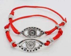 Gratis 50pcs Hamsa String Evil Eye Lucky Red Cord Justerbar Armband HOT NYHET